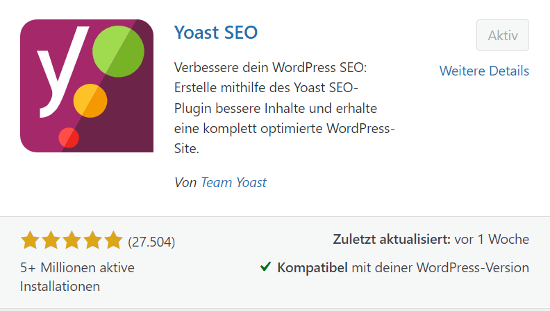 Yoast SEO Plugin 