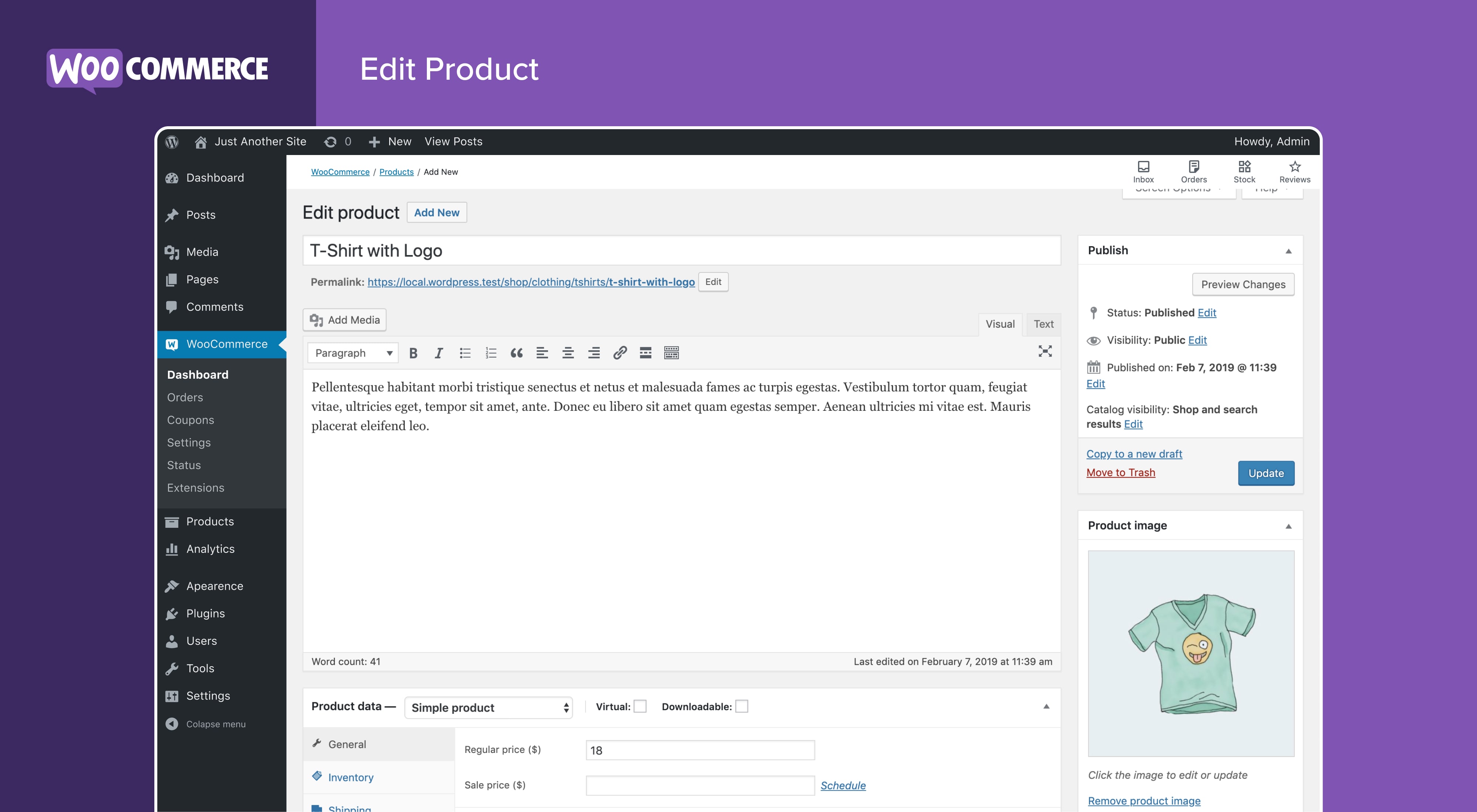 WooCommerce Screenshot